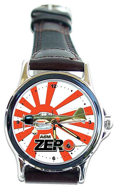 WW II A6M Zero Wrist Watch